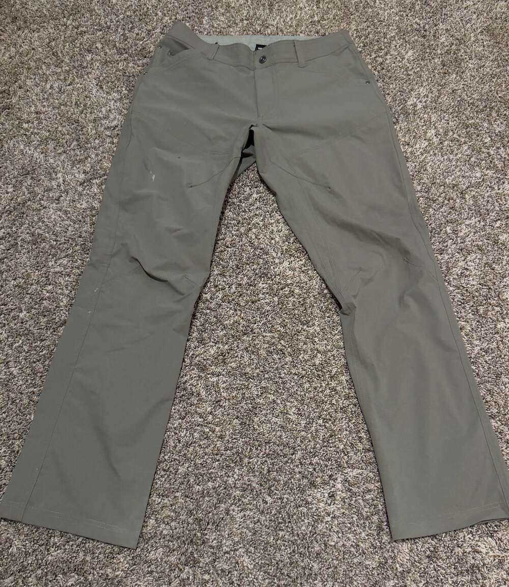 KÜHL Men's Silencr Rogue Cargo Hiking Pants 33x32 Olive Green
